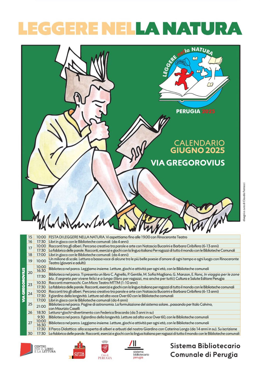 leggere nella natura